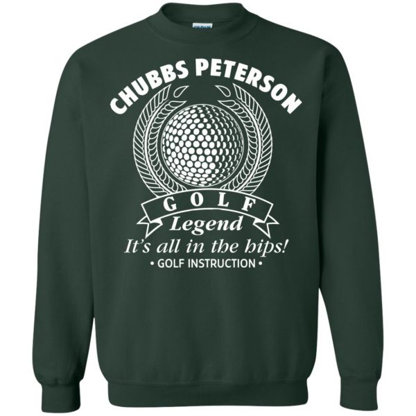 chubbs peterson sweatshirt - forest green