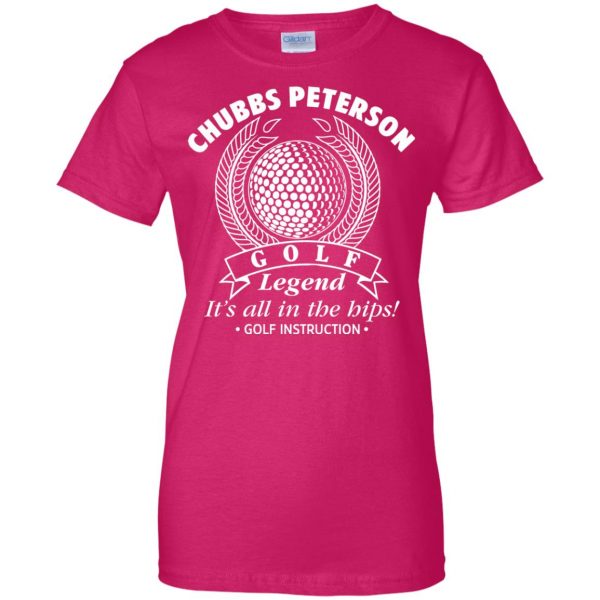 chubbs peterson womens t shirt - lady t shirt - pink heliconia