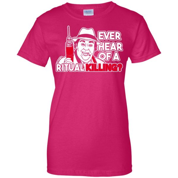 uncle buck womens t shirt - lady t shirt - pink heliconia