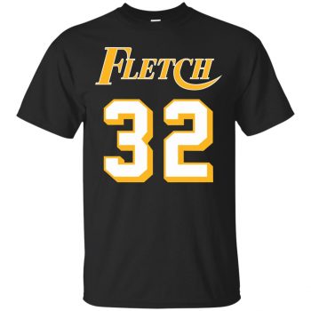 fletch lakers shirt - black