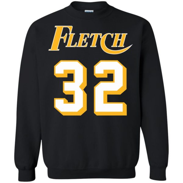 fletch lakers sweatshirt - black