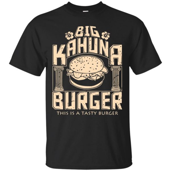 big kahuna burger shirt - black