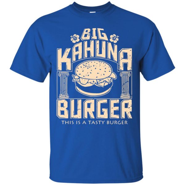 big kahuna burger t shirt - royal blue
