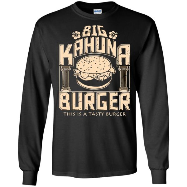 big kahuna burger long sleeve - black