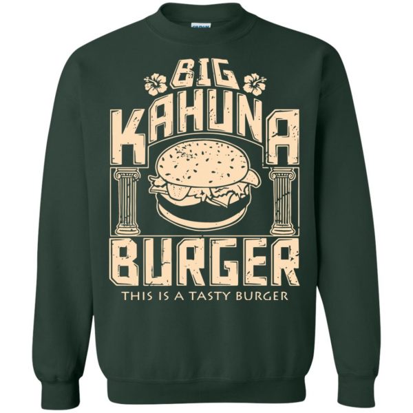 big kahuna burger sweatshirt - forest green