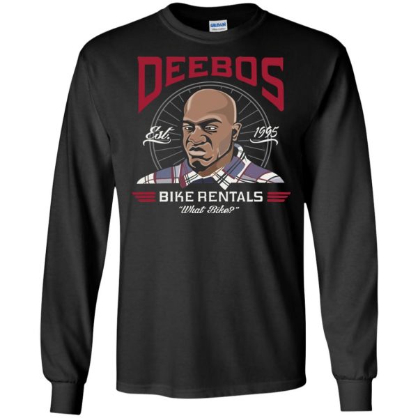 deebos bike rental long sleeve - black
