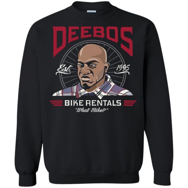 deebos bike rental sweatshirt - black