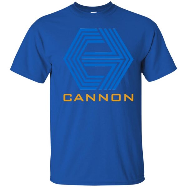 cannon films t shirt - royal blue