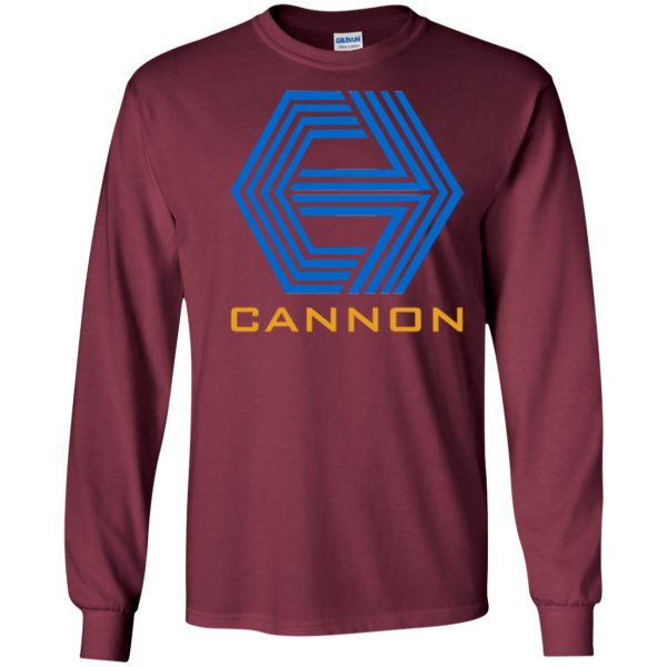 cannon films long sleeve - maroon