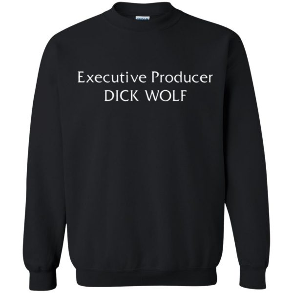 dick wolf sweatshirt - black