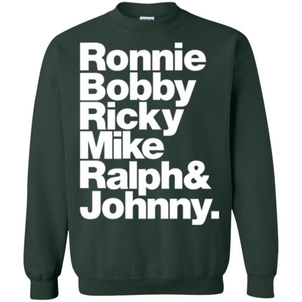 ronnie bobby ricky and mike sweatshirt - forest green