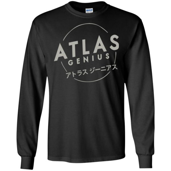 atlas genius long sleeve - black
