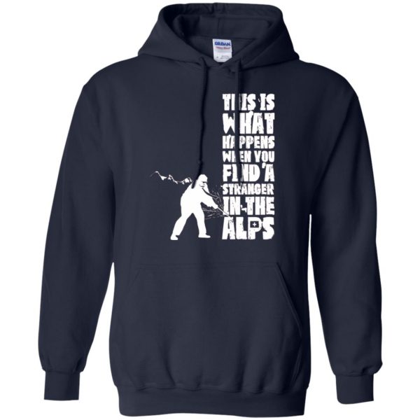find a stranger in the alps hoodie - navy blue