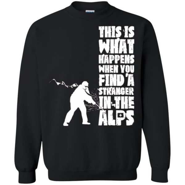 find a stranger in the alps sweatshirt - black