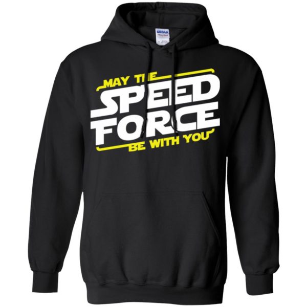 may the speed force be with you hoodie - black