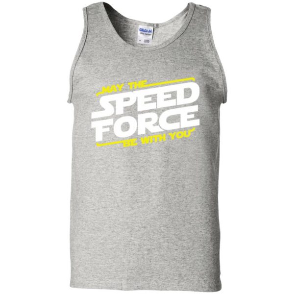 may the speed force be with you tank top - ash