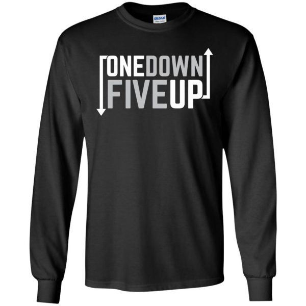 One Down Five Up long sleeve - black