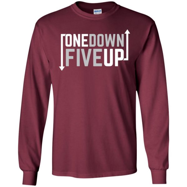 One Down Five Up long sleeve - maroon
