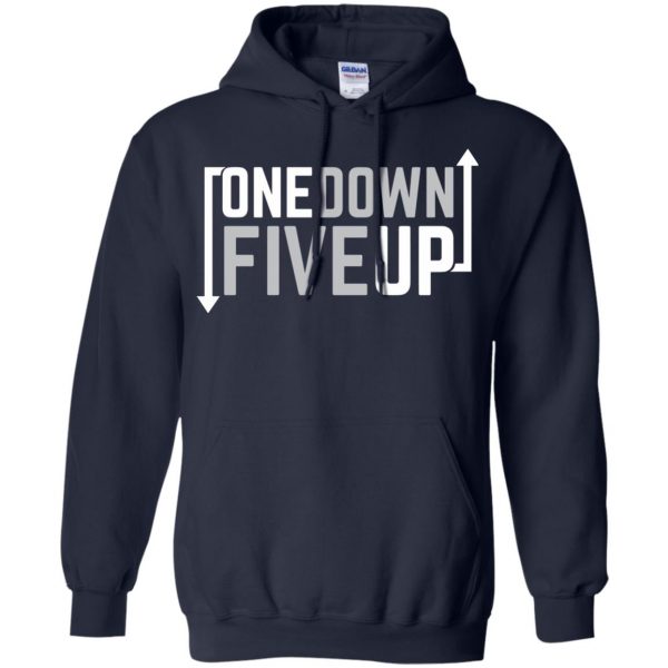 One Down Five Up hoodie - navy blue