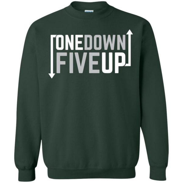 One Down Five Up sweatshirt - forest green