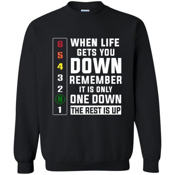 When Life Down sweatshirt - black