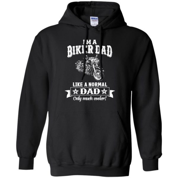 I'm A Biker Dad hoodie - black