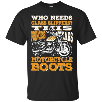 Wear Motorcycle Boots Or Slippers T-shirt - black