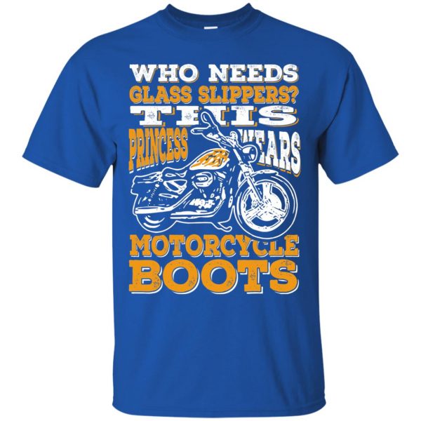 Wear Motorcycle Boots Or Slippers t shirt - royal blue