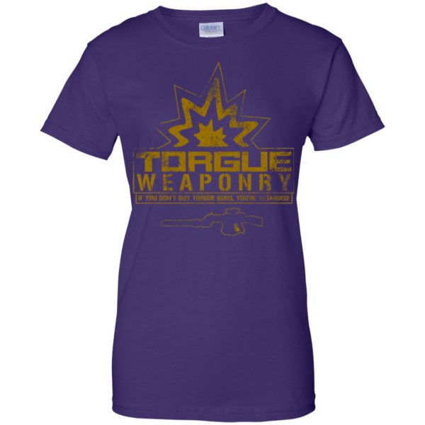 torgue womens t shirt - lady t shirt - purple