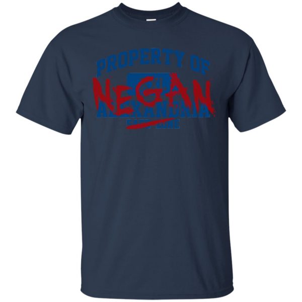 Property Of Negan t shirt - navy blue