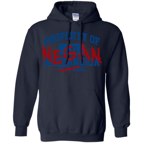 Property Of Negan hoodie - navy blue