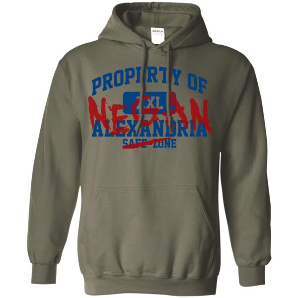 Property Of Negan hoodie - military green