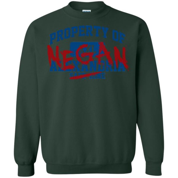 Property Of Negan sweatshirt - forest green