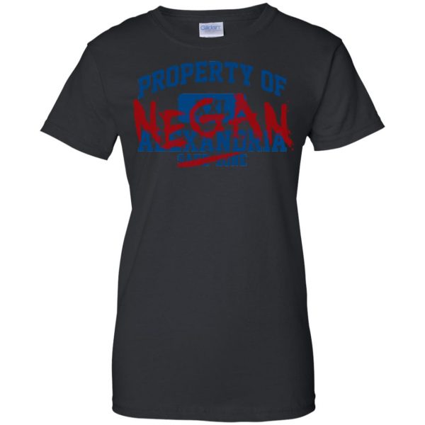 Property Of Negan womens t shirt - lady t shirt - black