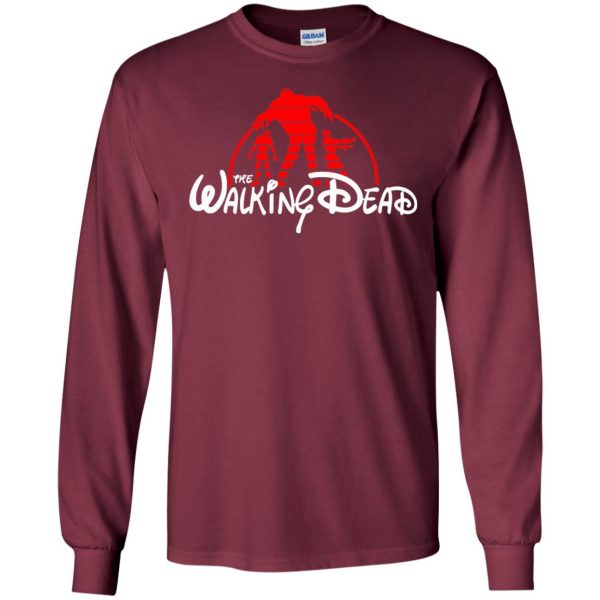 The Walking Dead long sleeve - maroon
