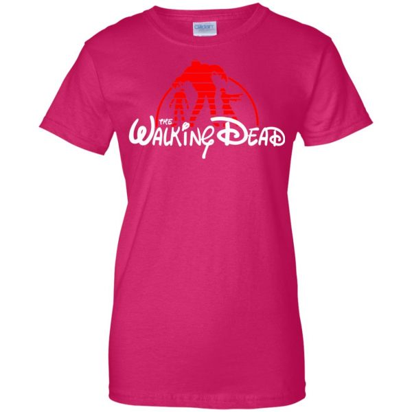 The Walking Dead womens t shirt - lady t shirt - pink heliconia