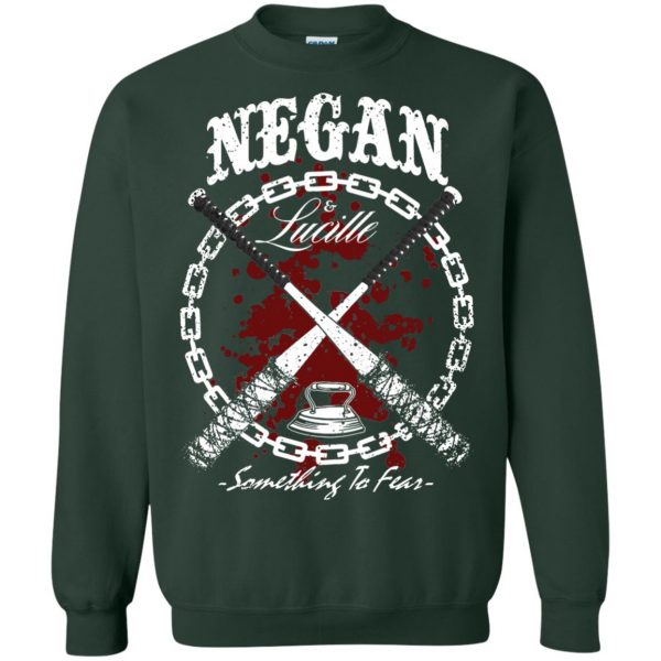Negan & Lucille sweatshirt - forest green
