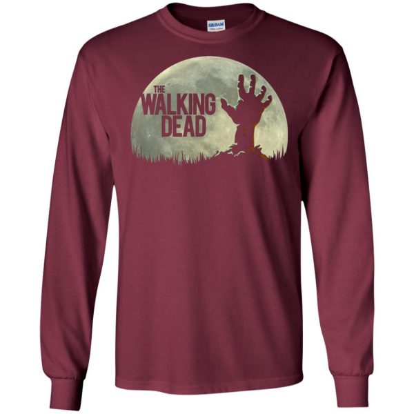 The Walking Dead long sleeve - maroon