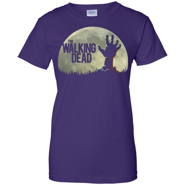 The Walking Dead womens t shirt - lady t shirt - purple