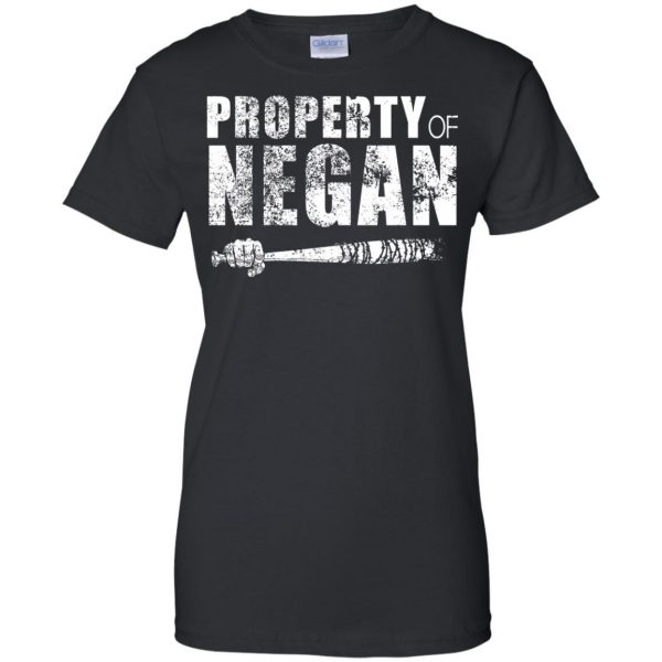 Property Of Negan womens t shirt - lady t shirt - black