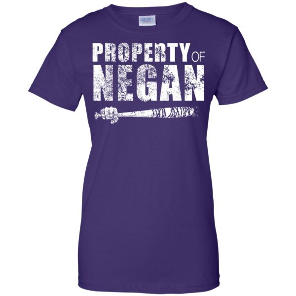 Property Of Negan womens t shirt - lady t shirt - purple