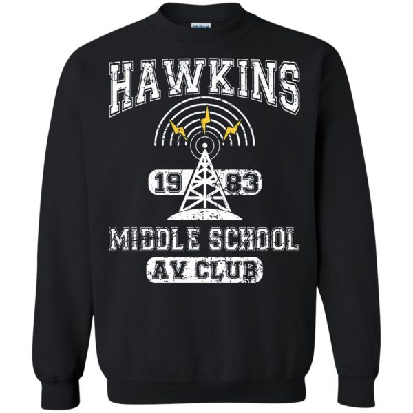 Hawkins High School sweatshirt - black