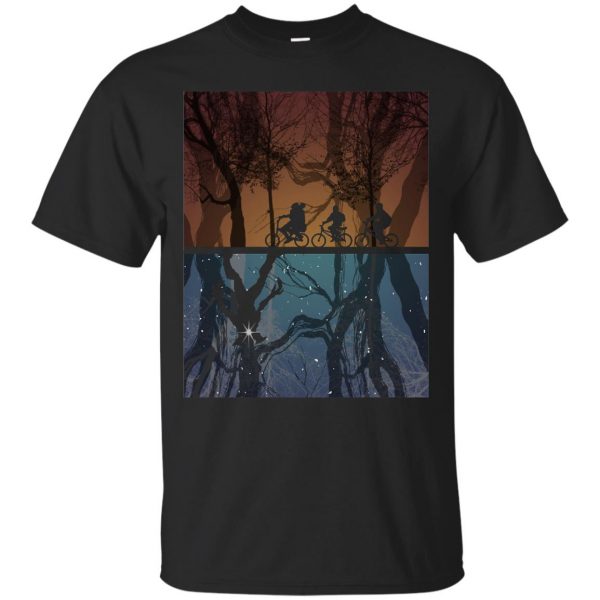 Stranger Forest T-shirt - black