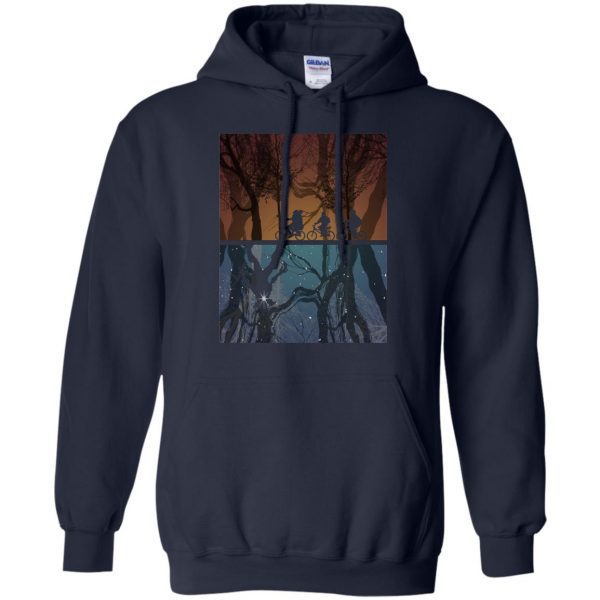 Stranger Forest hoodie - navy blue