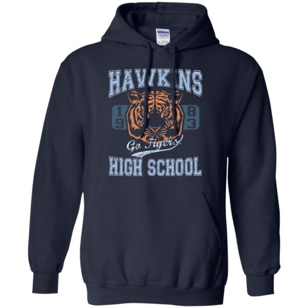 Hawkins High School hoodie - navy blue