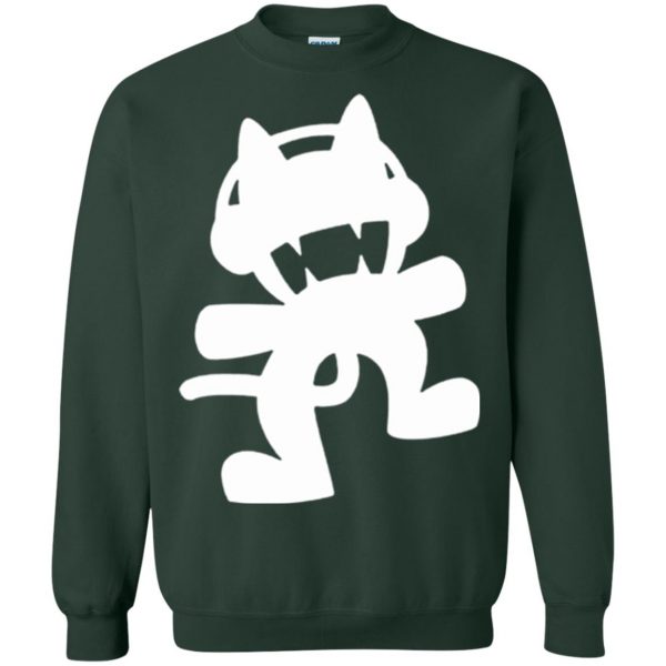 monstercat sweatshirt - forest green