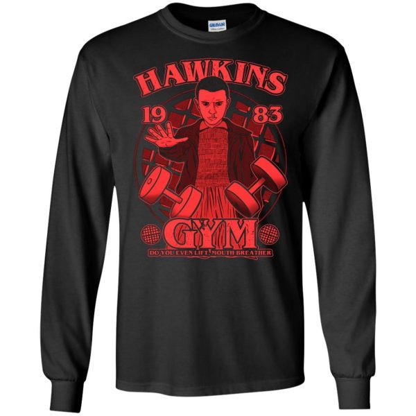 Hawkins Gym long sleeve - black
