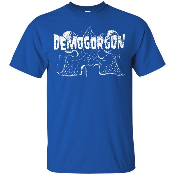 Demogorgon t shirt - royal blue