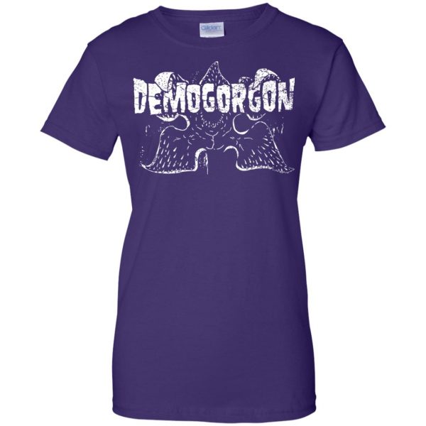 Demogorgon womens t shirt - lady t shirt - purple