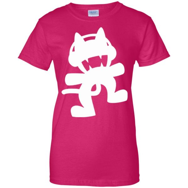 monstercat womens t shirt - lady t shirt - pink heliconia